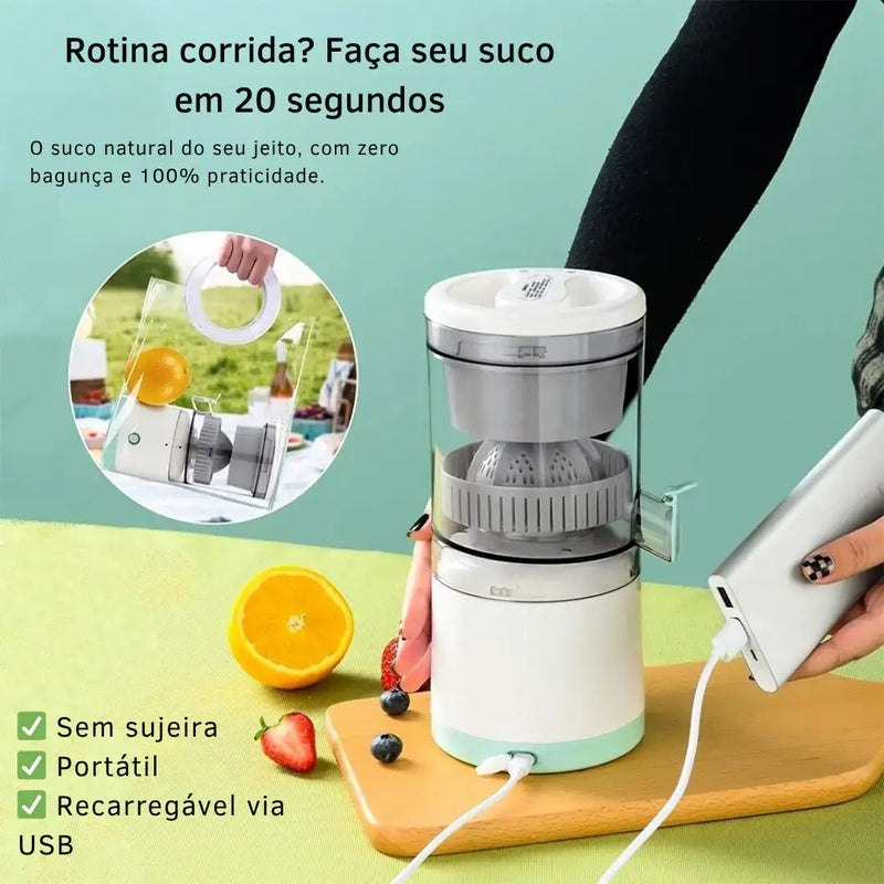 Espremedor de Frutas Elétrico Portátil USB | Seus Sucos em Segundos