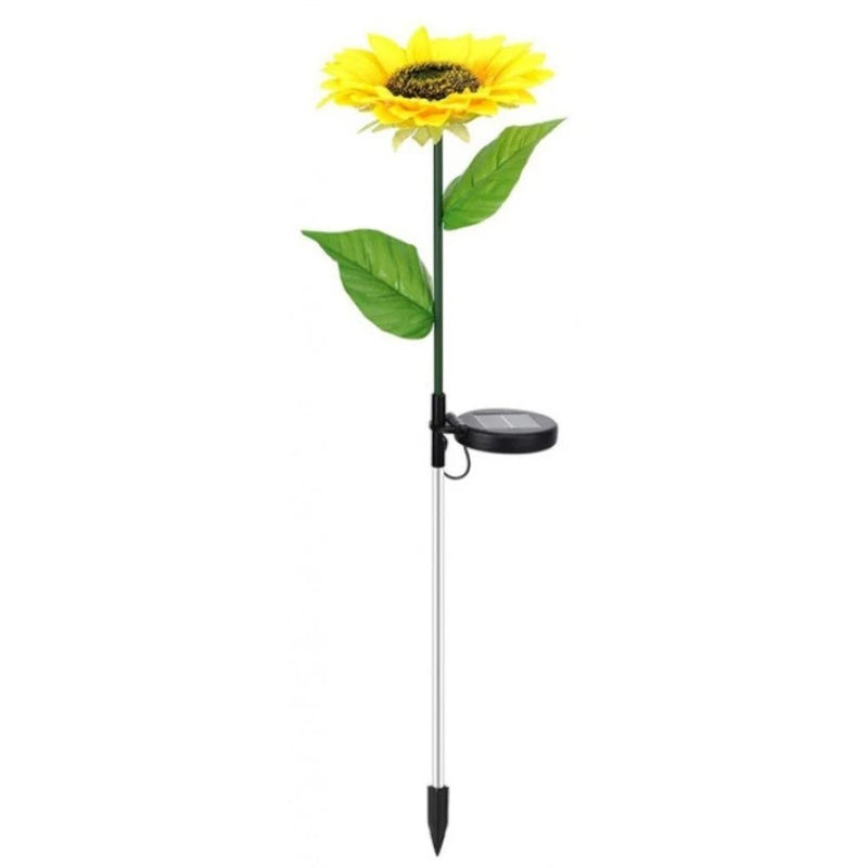 Luminária Solar para Jardim Áreas Externas | Modelo Girassol