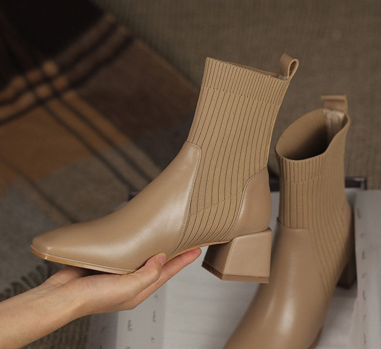 Dallas Bota Feminina Texana Western Cano Curto com Malha | Conforto e Estilo no Seu Dia a Dia