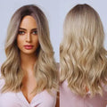 Lace Wig Cabelo Ondulado Médio
