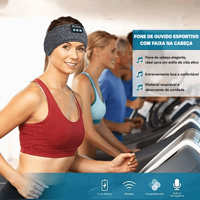 Fones de Ouvido Pod Sleep | Bandana Bluetooth
