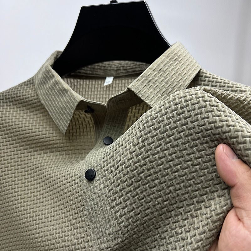 Camisa Polo Masculina Seda Gelo - Tecnologia Respirável