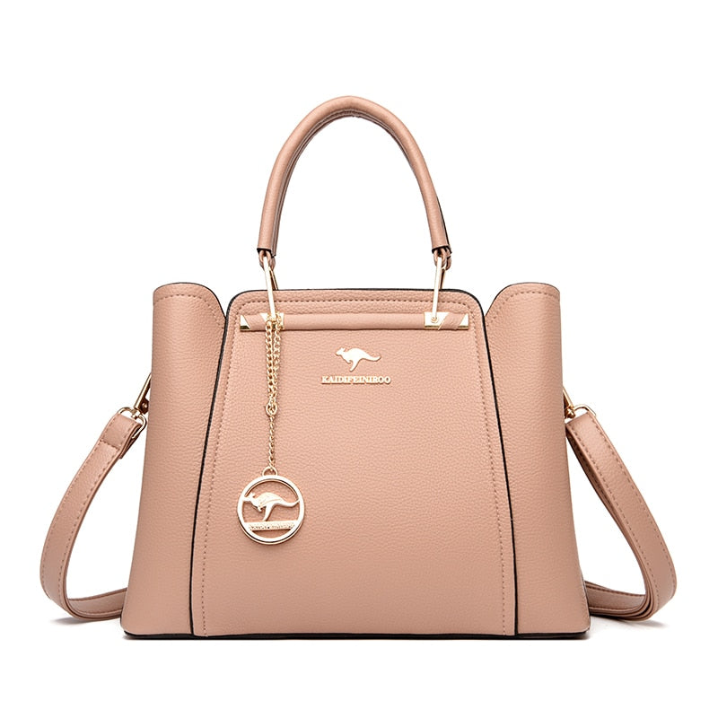 Bolsa Luxo Feminina de Couro Legítimo