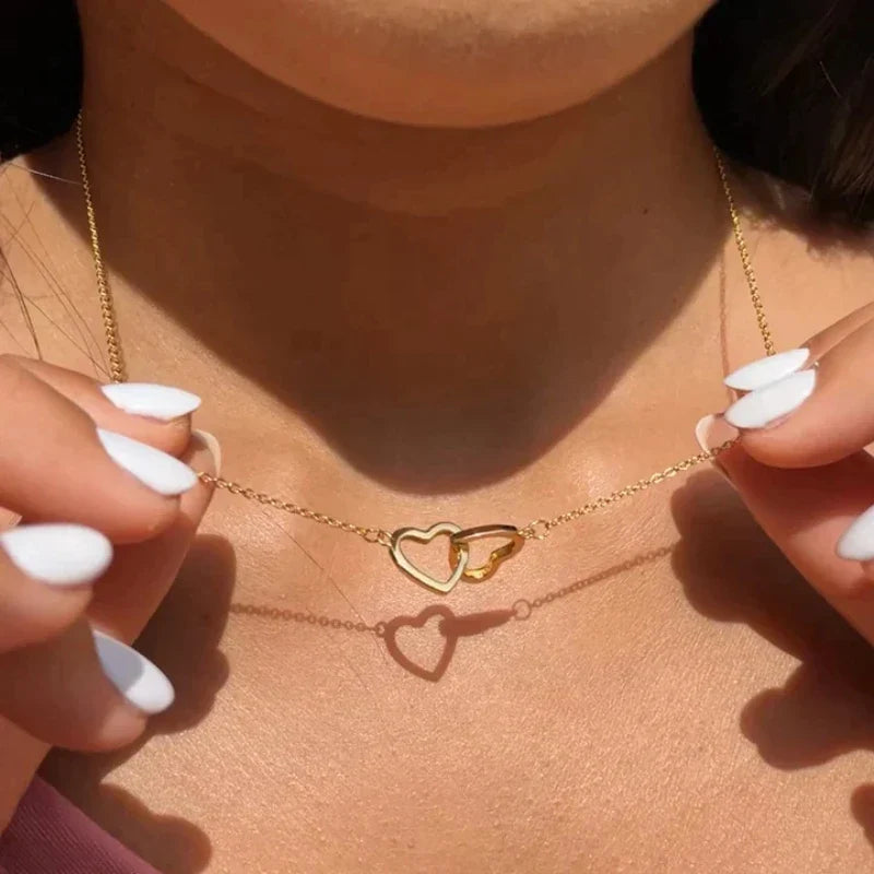 Caixa Rotativa Rosa Eterna - Com Colar de Coração Personalizado