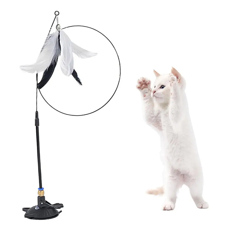 Brinquedo Interativo para Gatos com Ventosa - Diversão e Alívio de Ansiedade para Seu Pet!