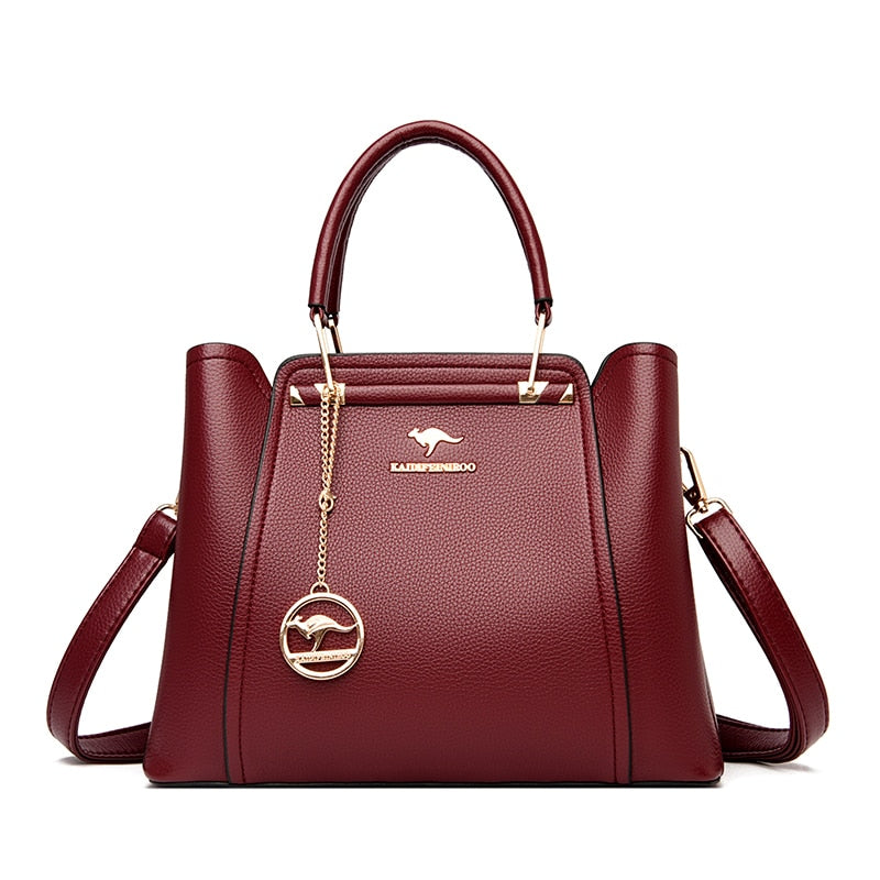 Bolsa Luxo Feminina de Couro Legítimo