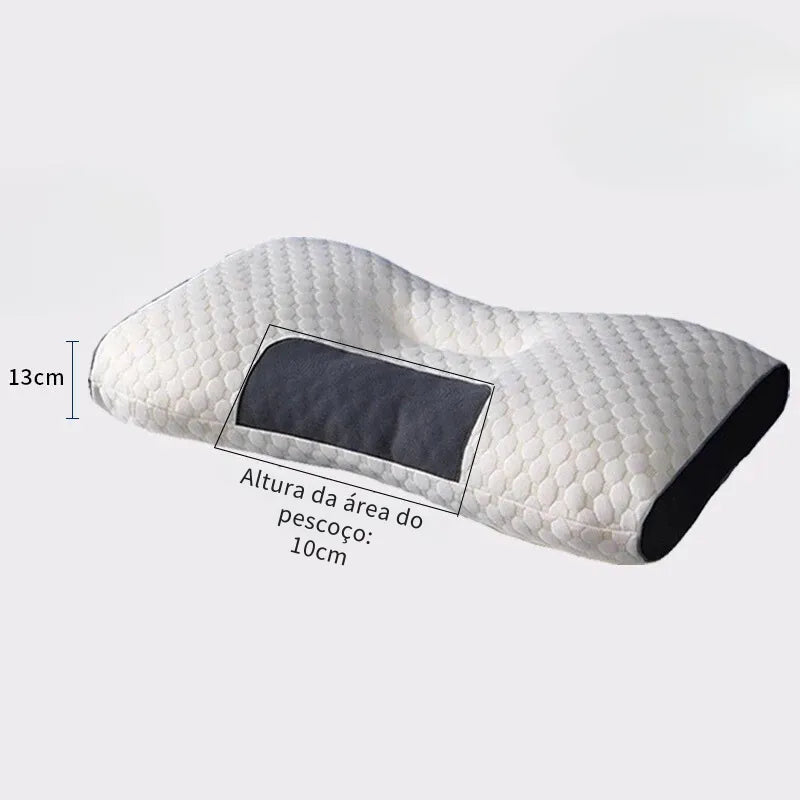 Travesseiro Terapêutico Orto Luxe | Com Pilow Top