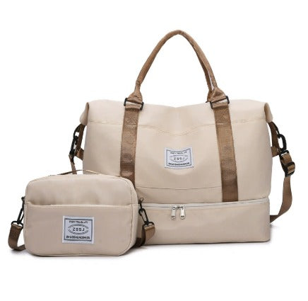 Bolsa-Mala Impermeável com Bolsos Multifuncionais | Elegância Urbana + Brinde