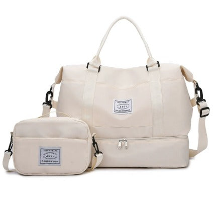 Bolsa-Mala Impermeável com Bolsos Multifuncionais | Elegância Urbana + Brinde