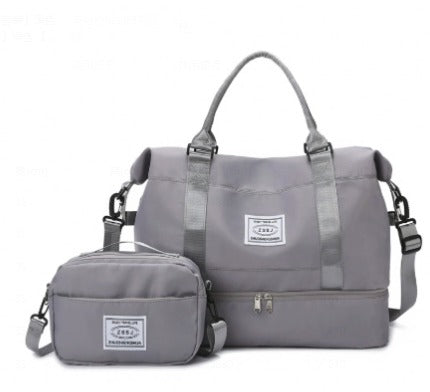 Bolsa-Mala Impermeável com Bolsos Multifuncionais | Elegância Urbana + Brinde