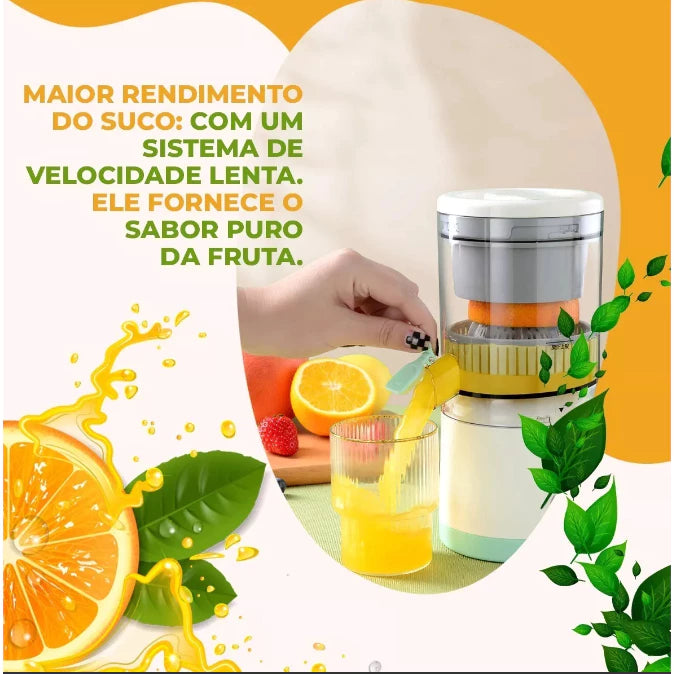Espremedor de Frutas Elétrico Portátil USB | Seus Sucos em Segundos