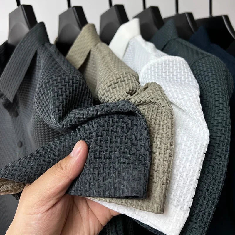Camisa Polo Masculina Seda Gelo - Tecnologia Respirável