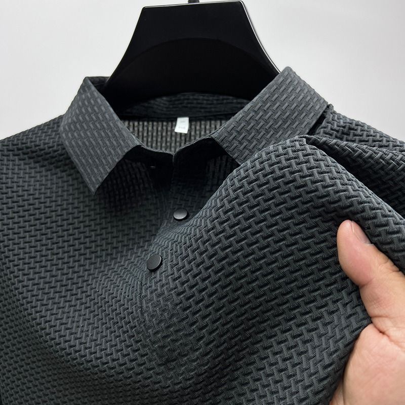 Camisa Polo Masculina Seda Gelo - Tecnologia Respirável