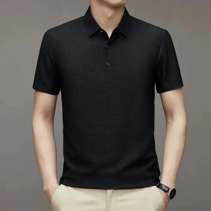 Camisa Polo Masculina Seda Gelo - Tecnologia Respirável