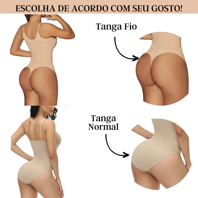 Body Modelador Shape Slim 3 em 1 | Modela - Comprime - Define Suas Curvas